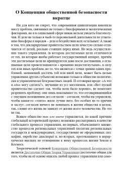 О Концепции общественной безопасности вкратце | Внутренний Предиктор СССР